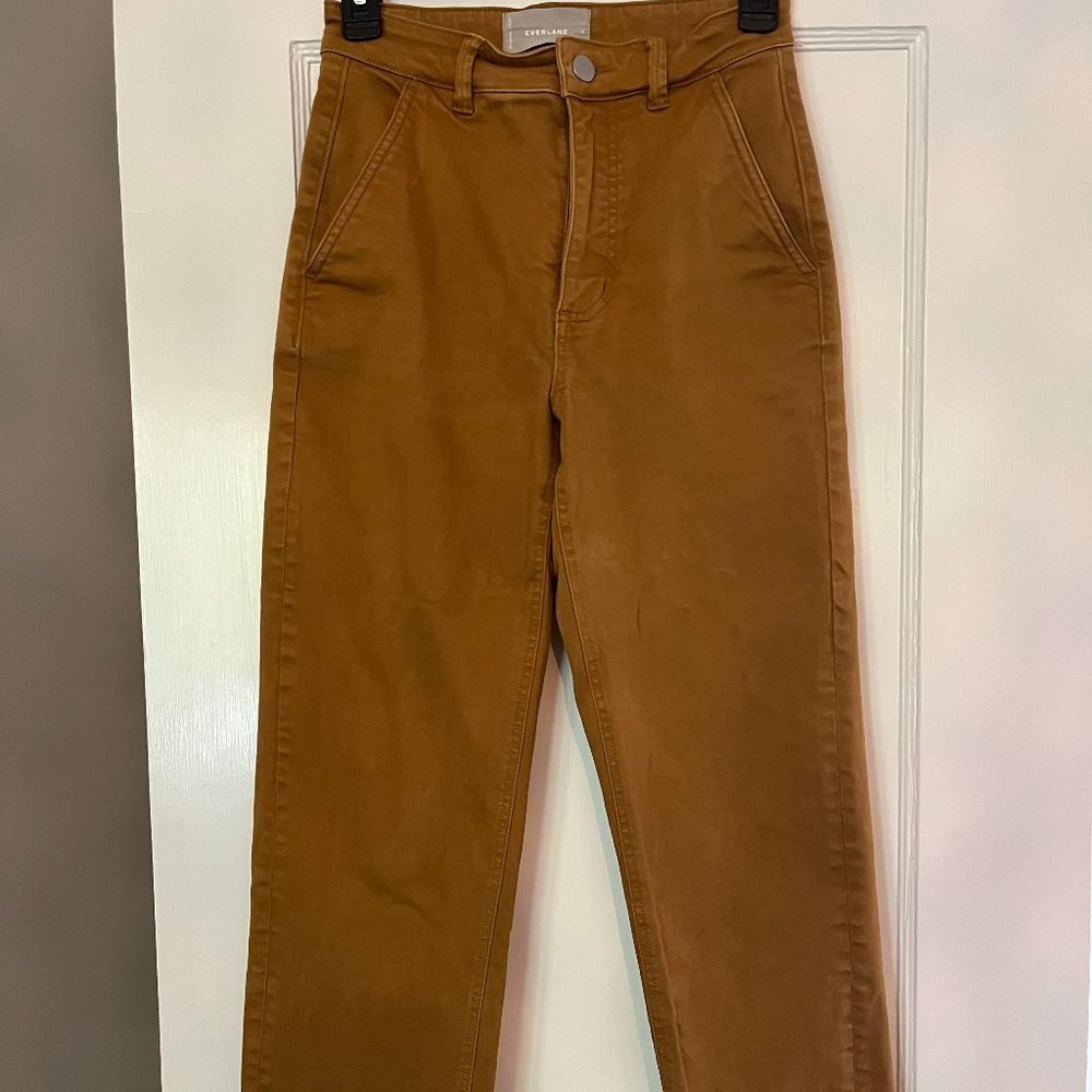 Everlane Straight-Leg Crop Pants